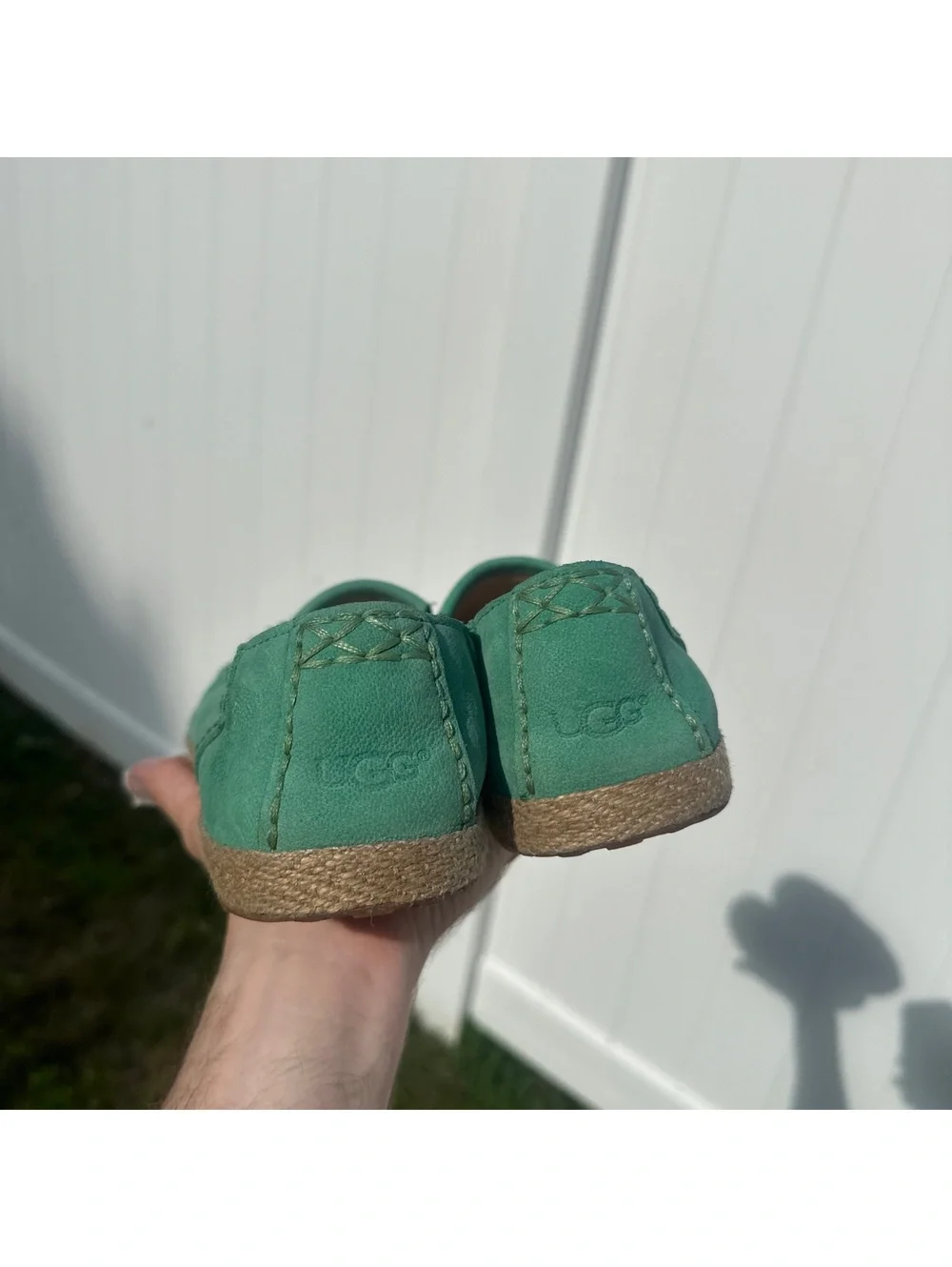 UGG Australia Marrah Moccasin Loafers Womens Size 11 Green
